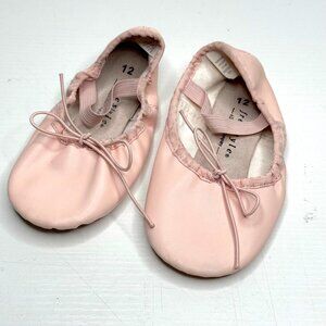 Freestyle A Danskin Company Ballet Slippers Shoes Girls Size 12 Baby Pink